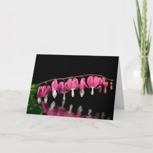 Bleeding Hearts Reflection Sympathy Card