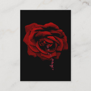 Bleeding Rose Business Card