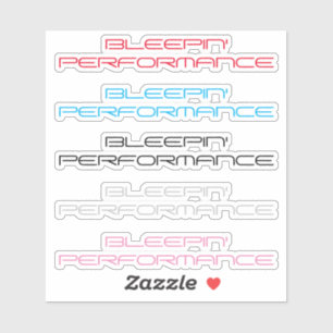 Bleepin Performance Sticker Pack