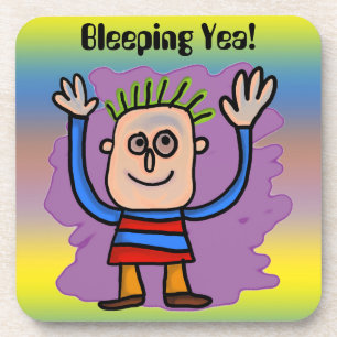 Bleeping Yea! Drink Coaster