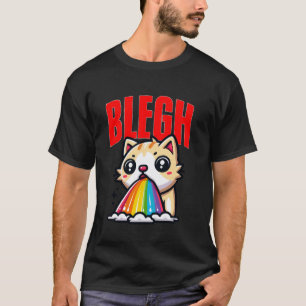 Blegh Heavy Metal Cat Metalcore Deathcore Heavy Me T-Shirt