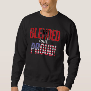 Blended And Proud Nationality Half Albanian Half A Sweatshirt