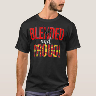 Blended And Proud Nationality Half Albanian Half M T-Shirt
