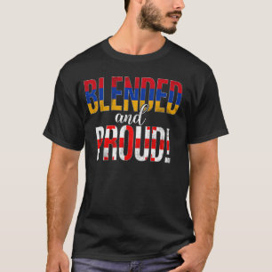 Blended And Proud Nationality Half Armenian Half G T-Shirt
