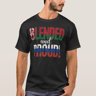 Blended And Proud Nationality Half Belarusian Half T-Shirt