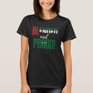 Blended And Proud Nationality Half Emirati Half Sa T-Shirt