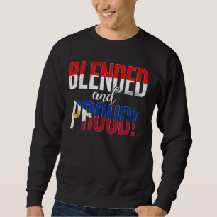 Blended And Proud Nationality Half Indonesian Half Sweatshirt