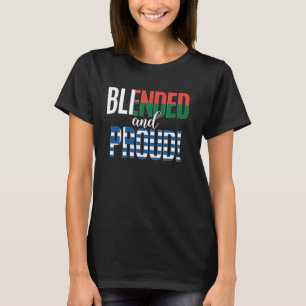 Blended And Proud Nationality Half Macedonian Half T-Shirt