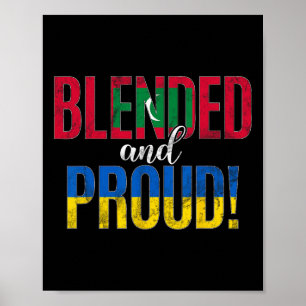 Blended And Proud Nationality Half Moldovan Half U Poster