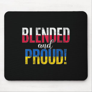 Blended And Proud Nationality Half Polish Half Ukr Mouse Pad
