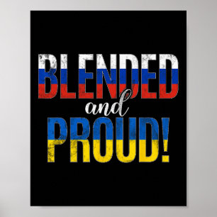 Blended And Proud Nationality Half Russian Half Uk Poster