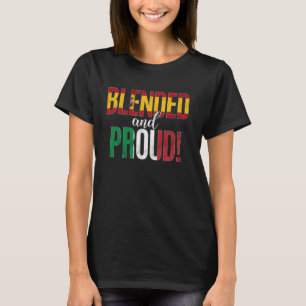 Blended And Proud Nationality Half Spanish Half It T-Shirt