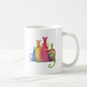 Blended Family of 5, Watercolor Art Mug