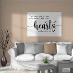 Blended Family Sign Faux Canvas<br><div class="desc">For questions about this design,  please email megan@emmasuebowtique.com

All customer services related questions regarding shipping or orders,  please contact Zazzle directly.</div>