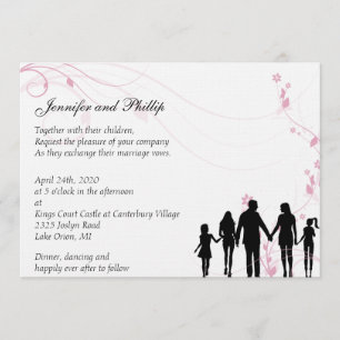 Blended Family Wedding Invitation