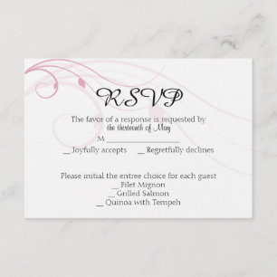 Blended Family Wedding Response Card