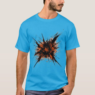 Blended Pastel Colour Wash Art T-Shirt