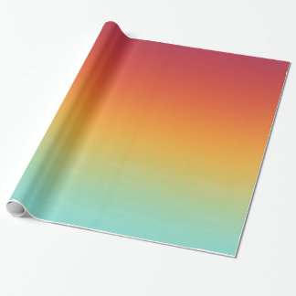 Blended Sunset Wrapping Paper