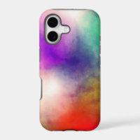 Blending colourful watercolor painting