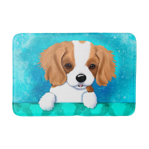 Blenheim Cavalier Spaniel Puppy Bath Mat