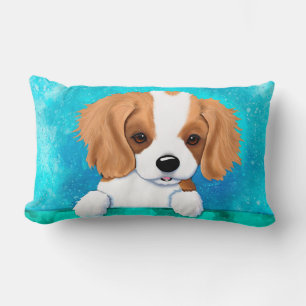 Blenheim Cavalier Spaniel Puppy Lumbar Cushion