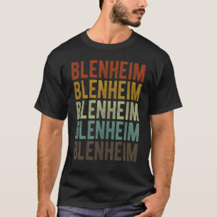 Blenheim City New Zealand Retro Vintage T-Shirt