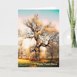 Blenheim Palace English Oak Card