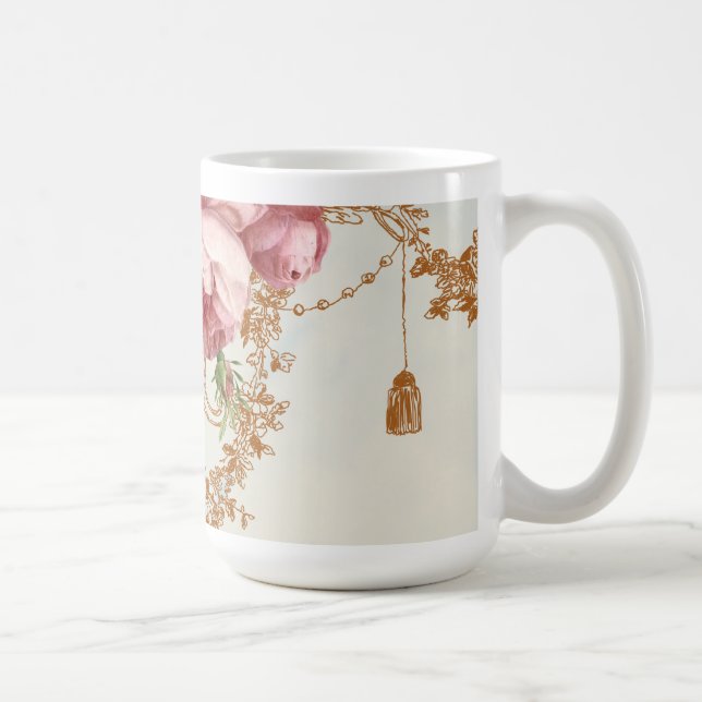 Blenheim Rose - Summer Sky - Alt design a Coffee Mug (Right)