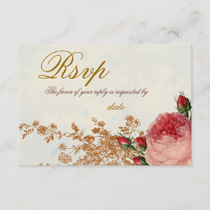 Blenheim Rose - Summer Sky RSVP Card