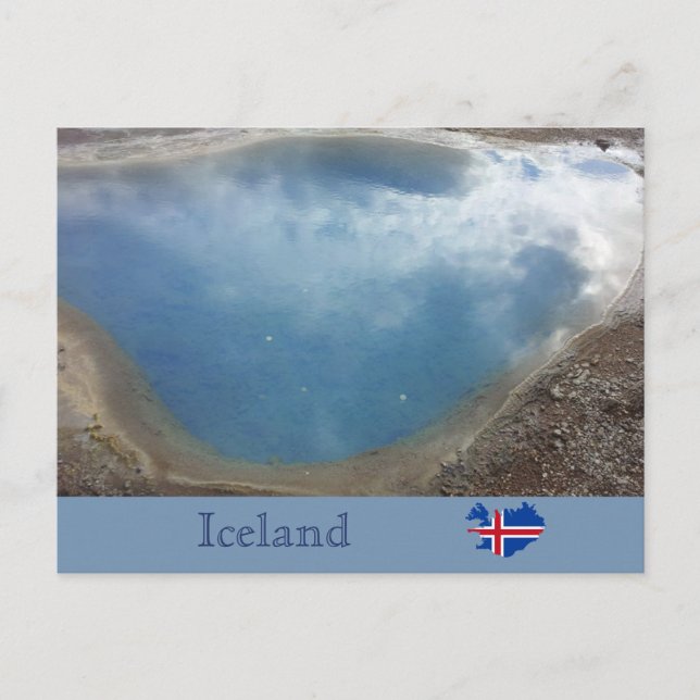 Blesi Hot Spring, Haukadalur, Iceland Postcard (Front)