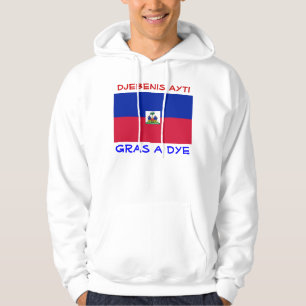 Bless Haiti mens hoodie