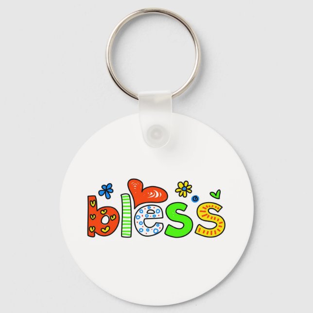 Bless Key Ring (Front)