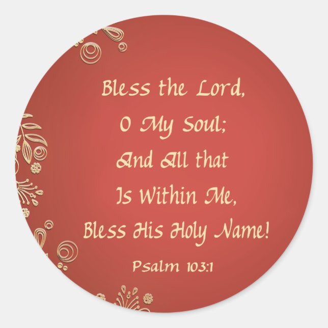 Bless My Soul Stickers (Front)