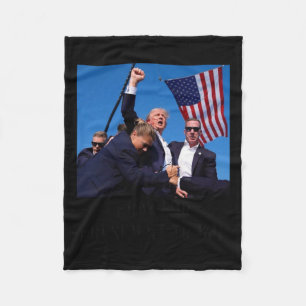 Bless President Trump2 Fleece Blanket
