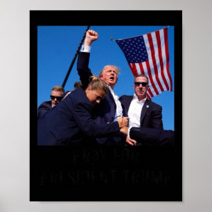Bless President Trump2 Poster