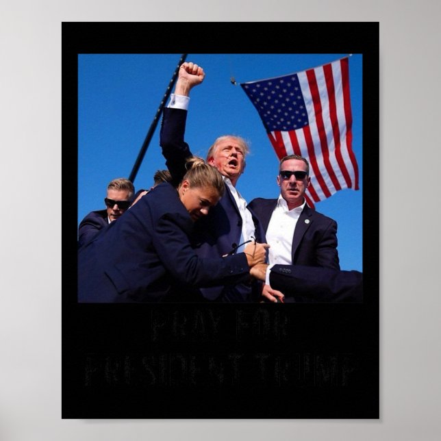 Bless President Trump2  Poster (Front)