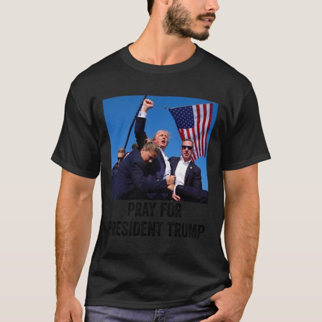 Bless President Trump2  T-Shirt (Front)