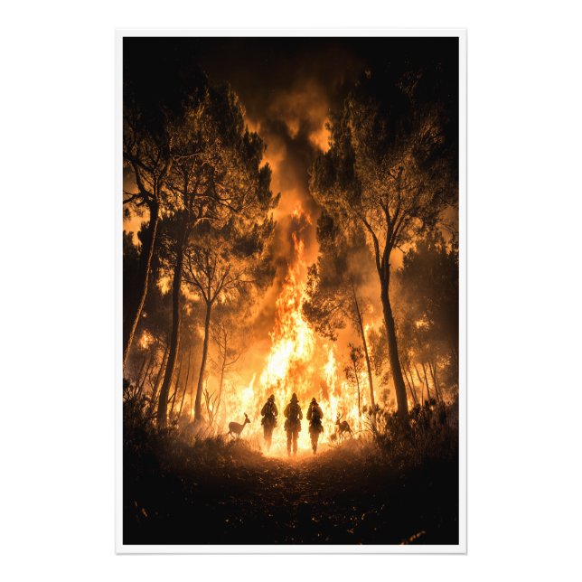 Bless the Heroes Photo Print (Front)