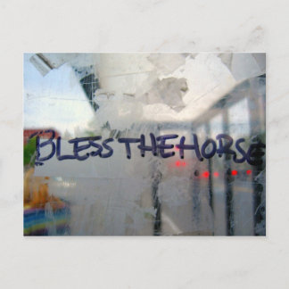 bless the horse postcard