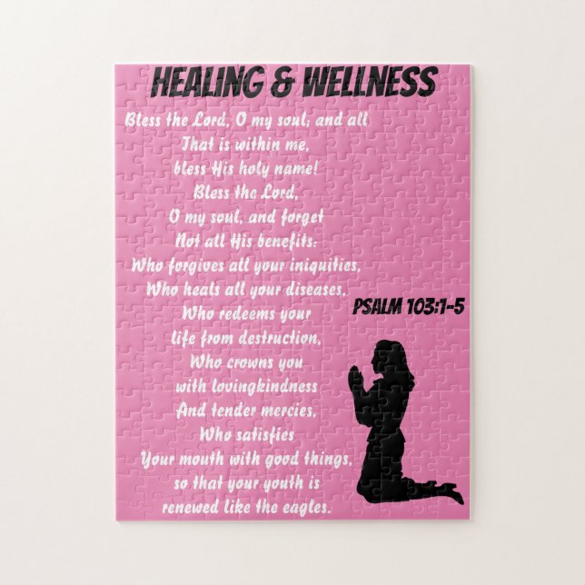 Bless the Lord, O my soul Jigsaw Puzzle (Vertical)