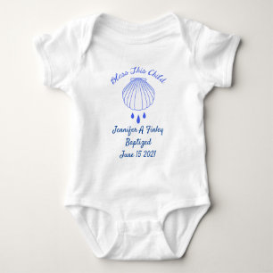 Bless This Child Baptism Baby Bodysuit