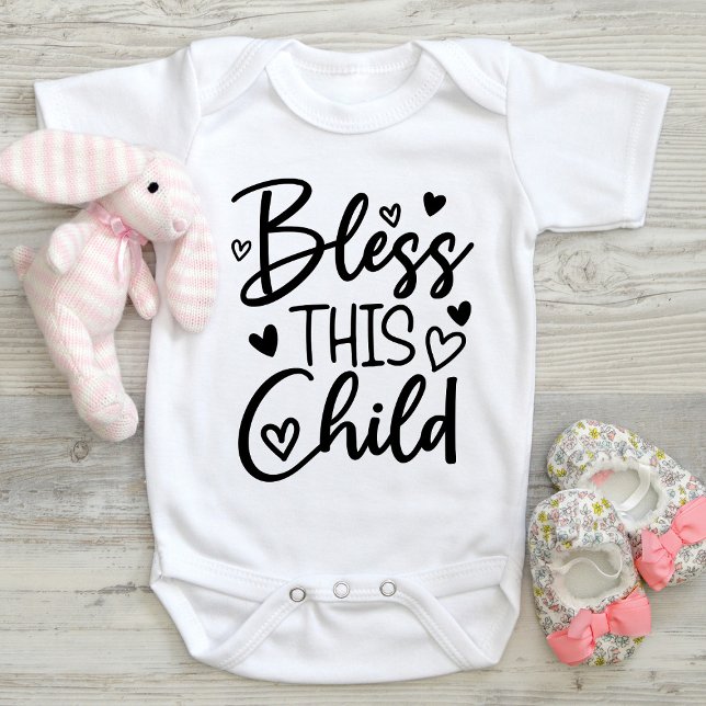 Bless This Child Christian Baby Bodysuit Kid Shirt (Creator Uploaded)
