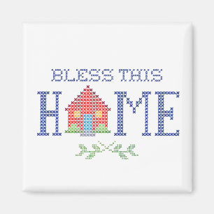 Bless This Home Magnet