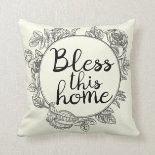 Bless This Home Pillow