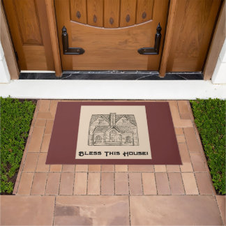 Bless This House w/ text & image templates  Doormat