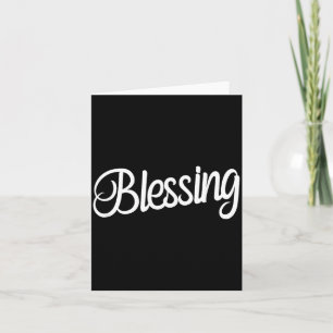 Bless You Blessing in Disguise Halloween Costume Card