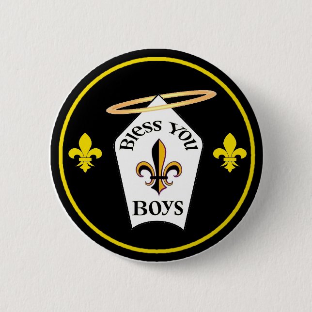 Bless You Boys Emblem 6 Cm Round Badge (Front)