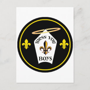 Bless You Boys Emblem Postcard
