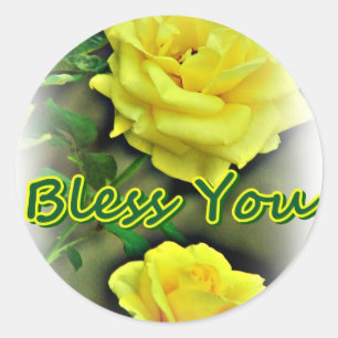 Bless You_ Classic Round Sticker