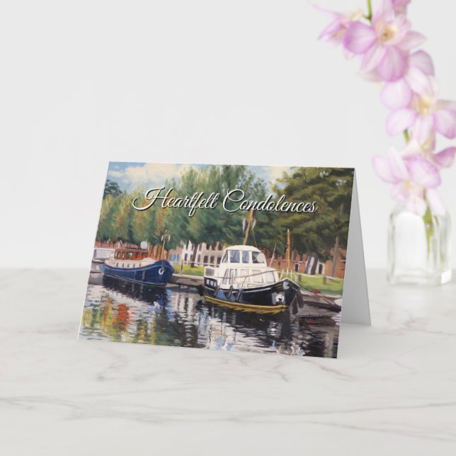 Bless You Serenity Prayer Sympathy Card (Orchid)